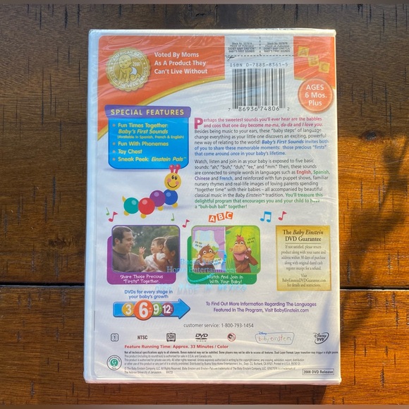•NIP•Baby Einstein Baby’s First Sounds: Discoveries for Little Ears- DVD - Picture 4 of 7